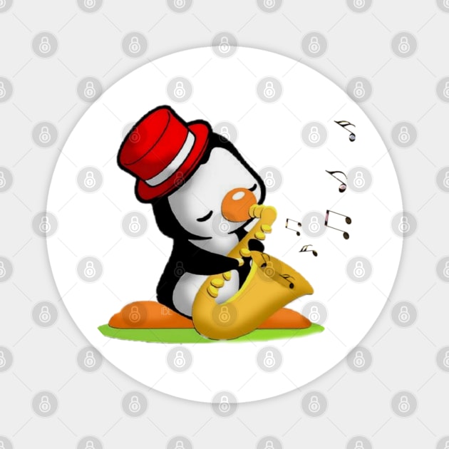 penguin music Magnet by see mee